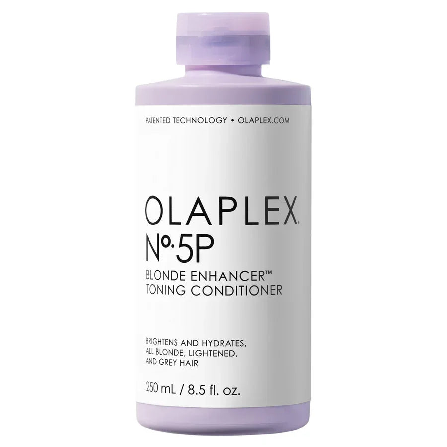 Olaplex No. 5P Blonde Enhancer toning conditioner bottle for blonde hair care
